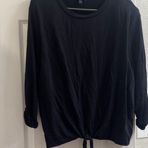 Express Black Knit Top